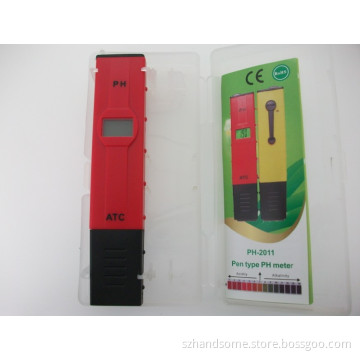 pH2011 Pen Type pH Meter, Water Basec Paint Material pH Value Testing